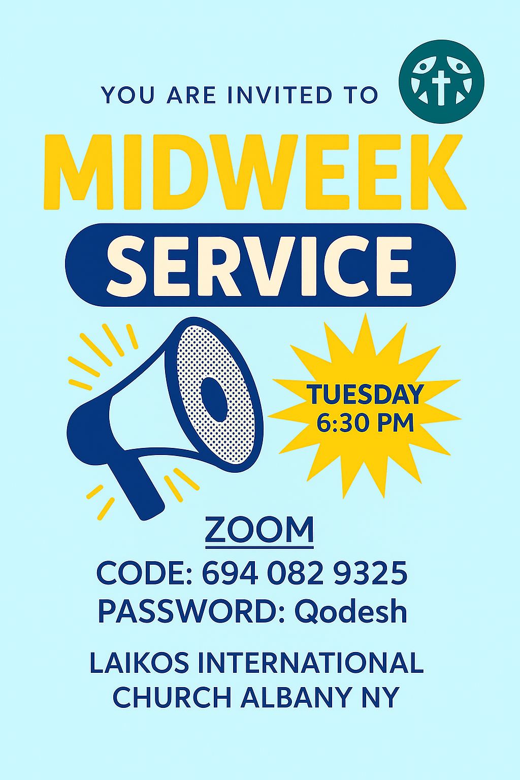 Tuesday Midweek Service